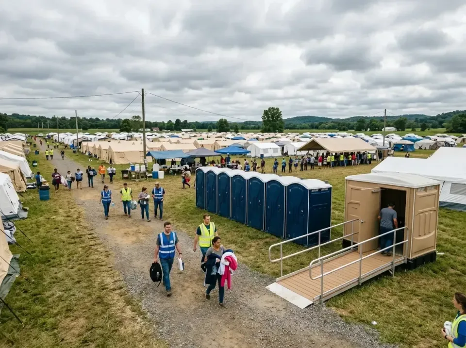 disaster-relief-camp-restrooms-010 — frequently asked questions, Dumpster & Portable Bathrooms Rental in Woodworth, LA